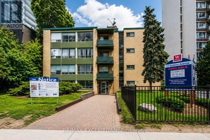 Apartment at 111 - 77 ERSKINE AVENUE, Toronto
