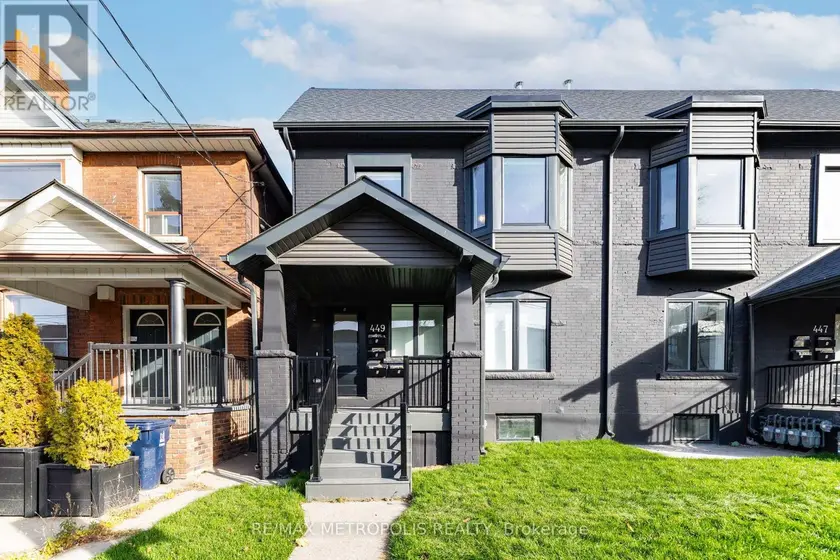 Multiplex at 449 LANSDOWNE AVENUE, Toronto