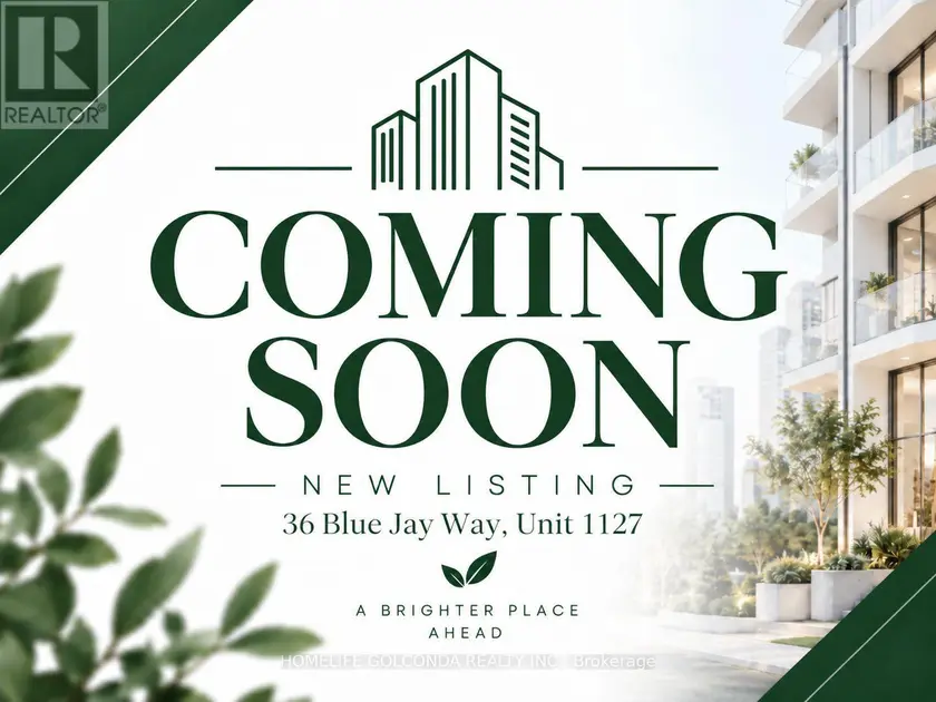Apartment at 1127 - 36 BLUE JAYS WAY, Toronto