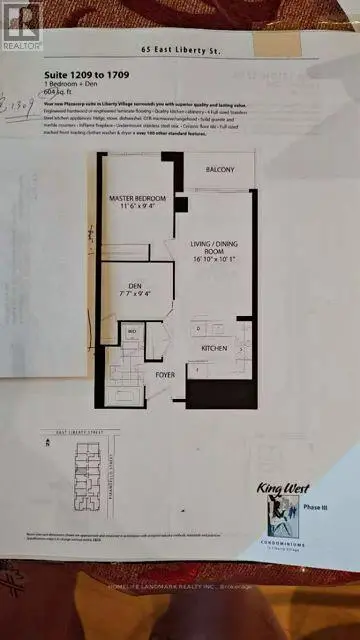 Apartment at 1309 - 65 EAST LIBERTY STREET, Toronto