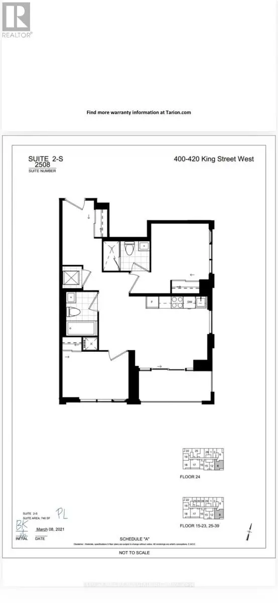 Apartment at 2508 - 400 KING STREET, Toronto