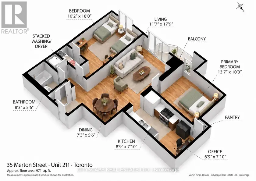 Apartment at 211 - 35 MERTON STREET, Toronto