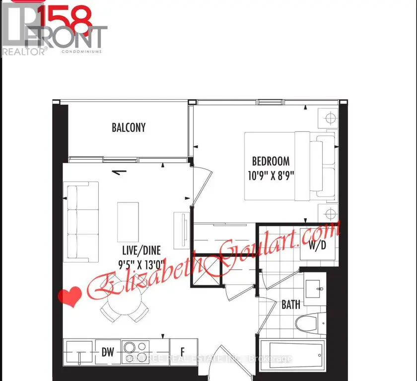 Apartment at 1212 - 158 FRONT STREET N, Toronto