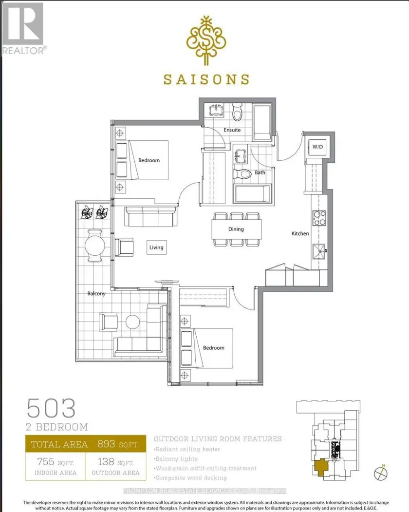 Apartment at 503 - 27 MCMAHON DRIVE, Toronto