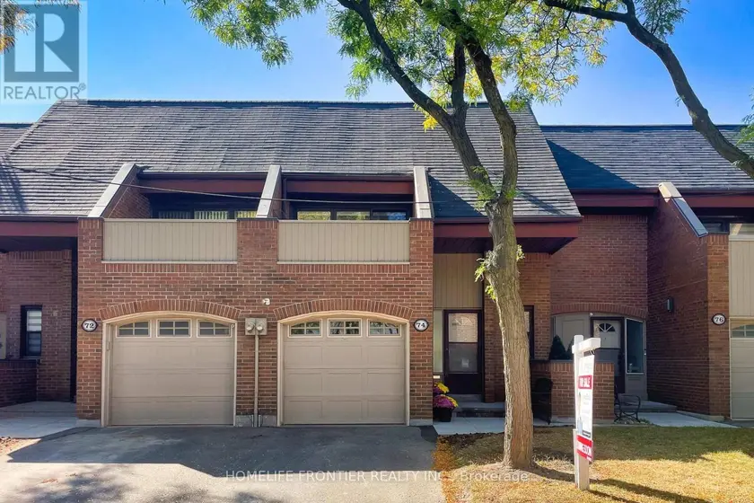Townhouse at 74 FLAMING ROSEWAY, Toronto