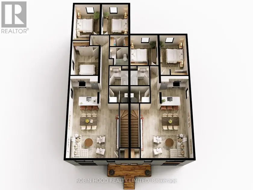 Townhouse at 1 - 1041 WILLOWDALE AVENUE, Toronto