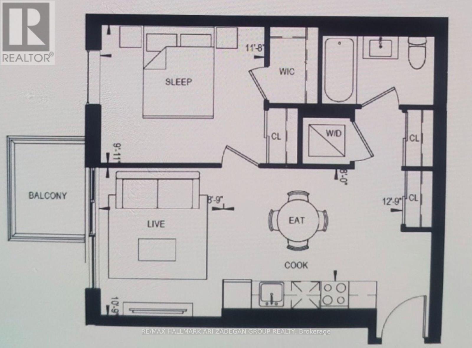 Apartment at 806 - 1050 EASTERN AVENUE S, Toronto