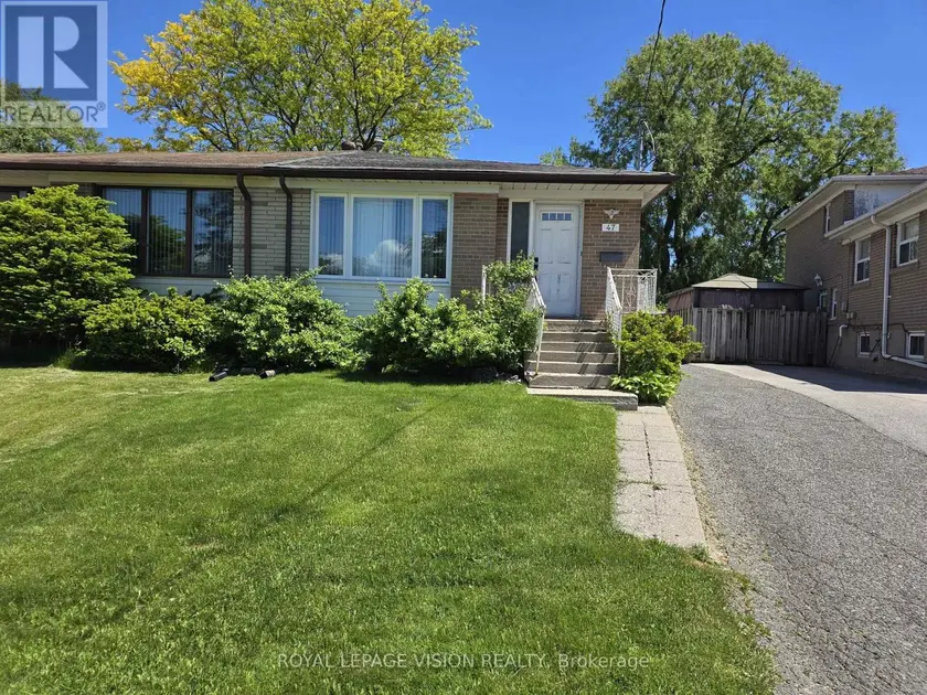 Semi-Detached/Link at 47 ALLANFORD ROAD, Toronto (Tam O'Shanter-Sullivan)