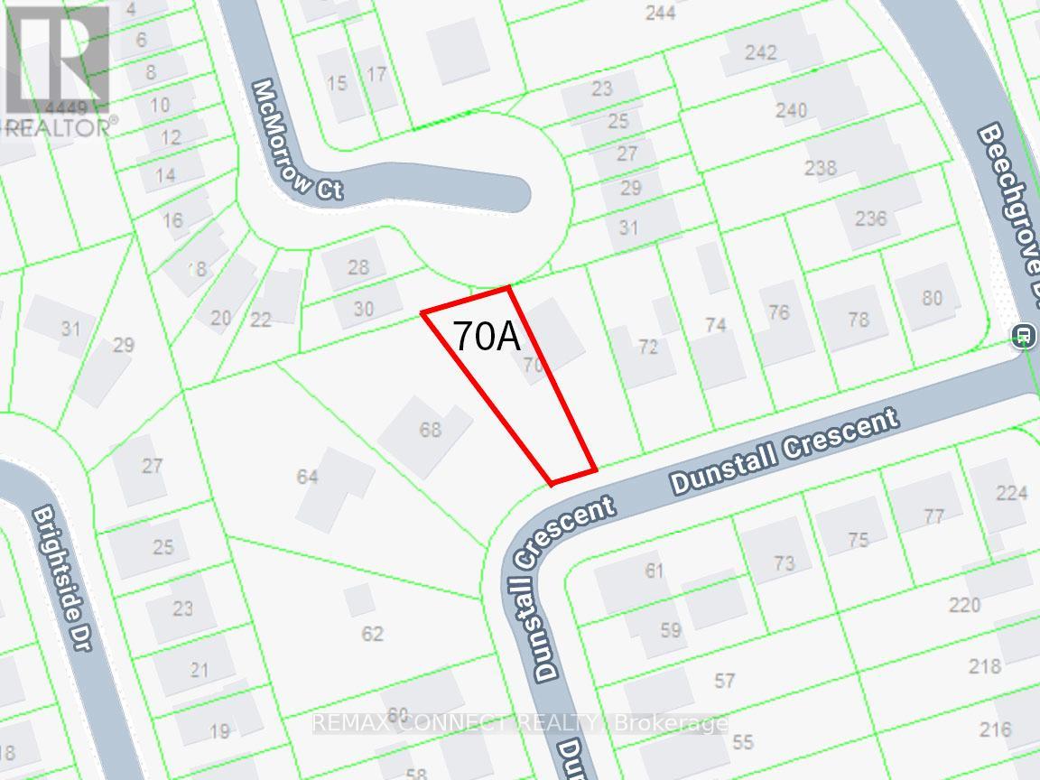 Vacant Land at 70A DUNSTALL CRESCENT, Toronto (West Hill)