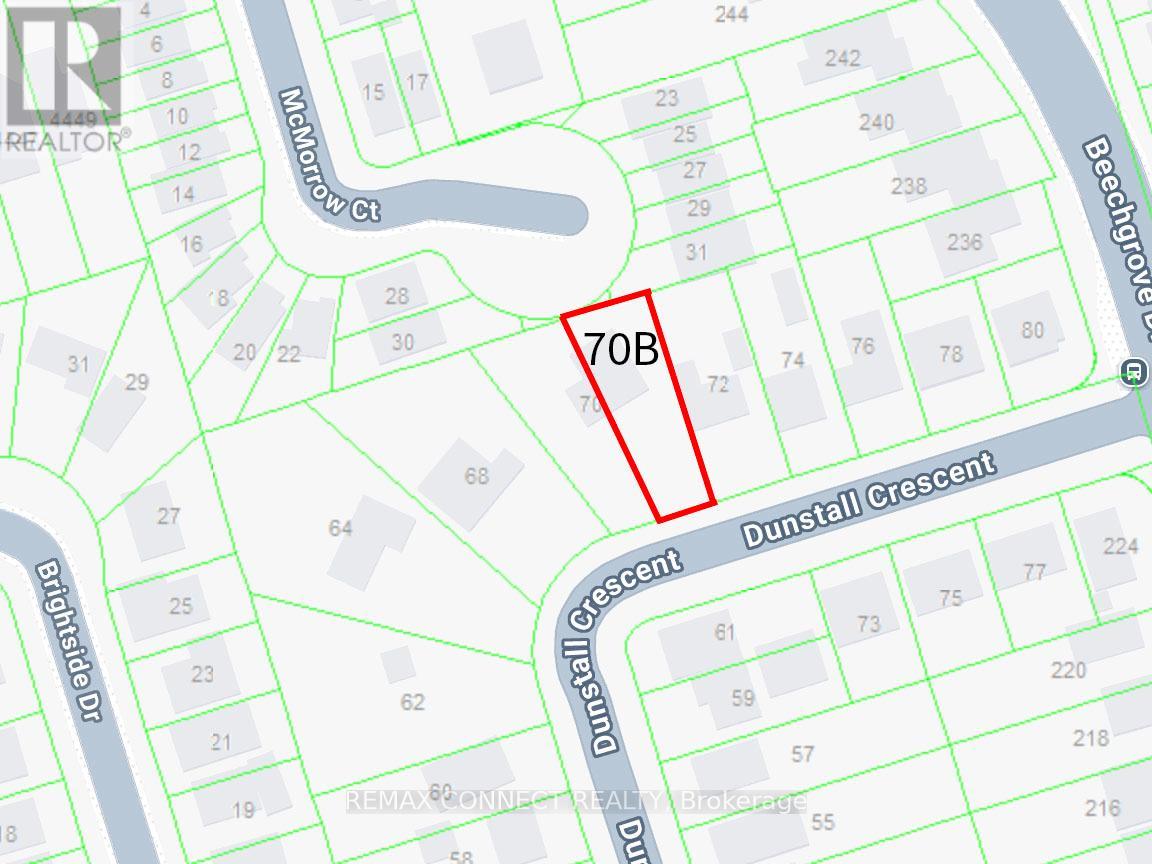 Vacant Land at 70B DUNSTALL CRESCENT, Toronto (West Hill)