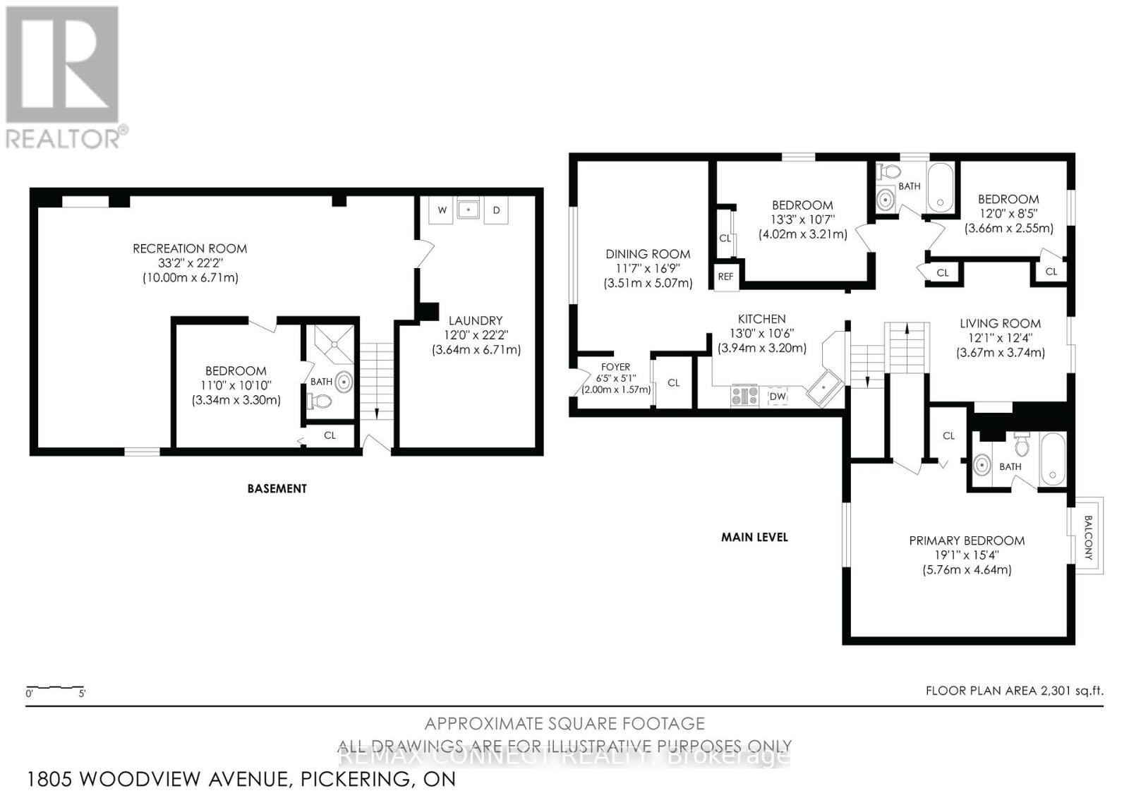 Detached at 1805 WOODVIEW AVENUE, Pickering