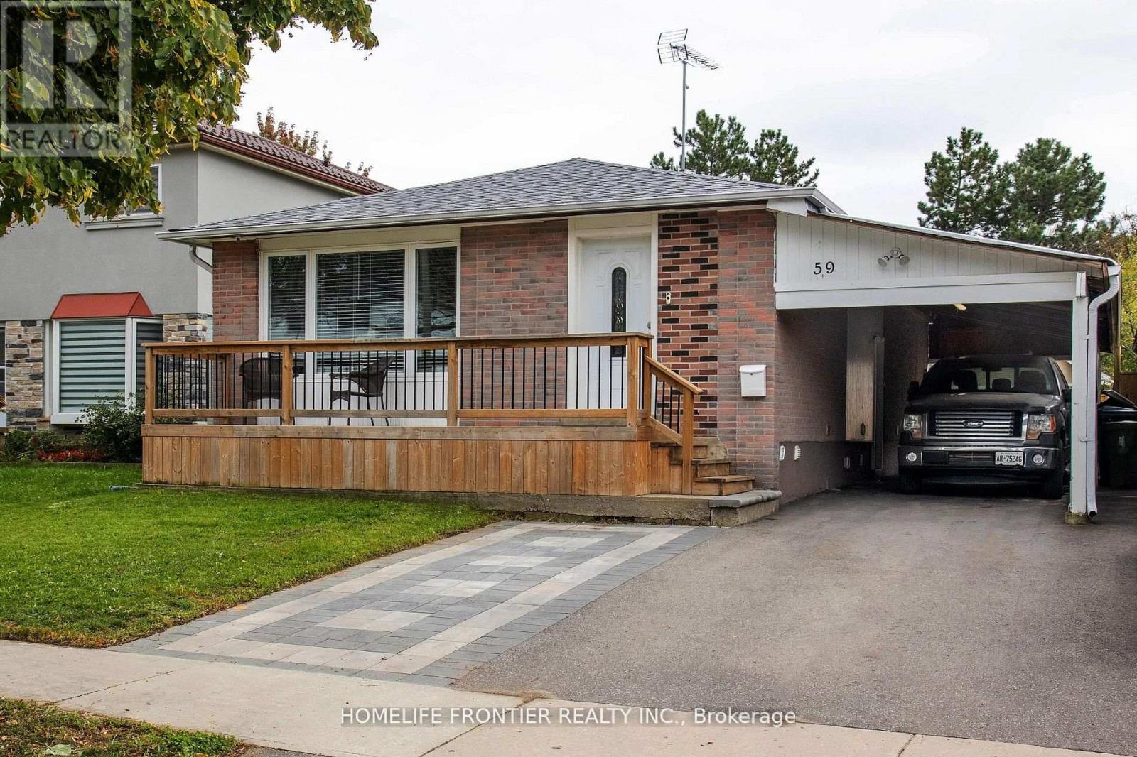 Detached at 59 DOWSWELL DRIVE, Toronto (Malvern)