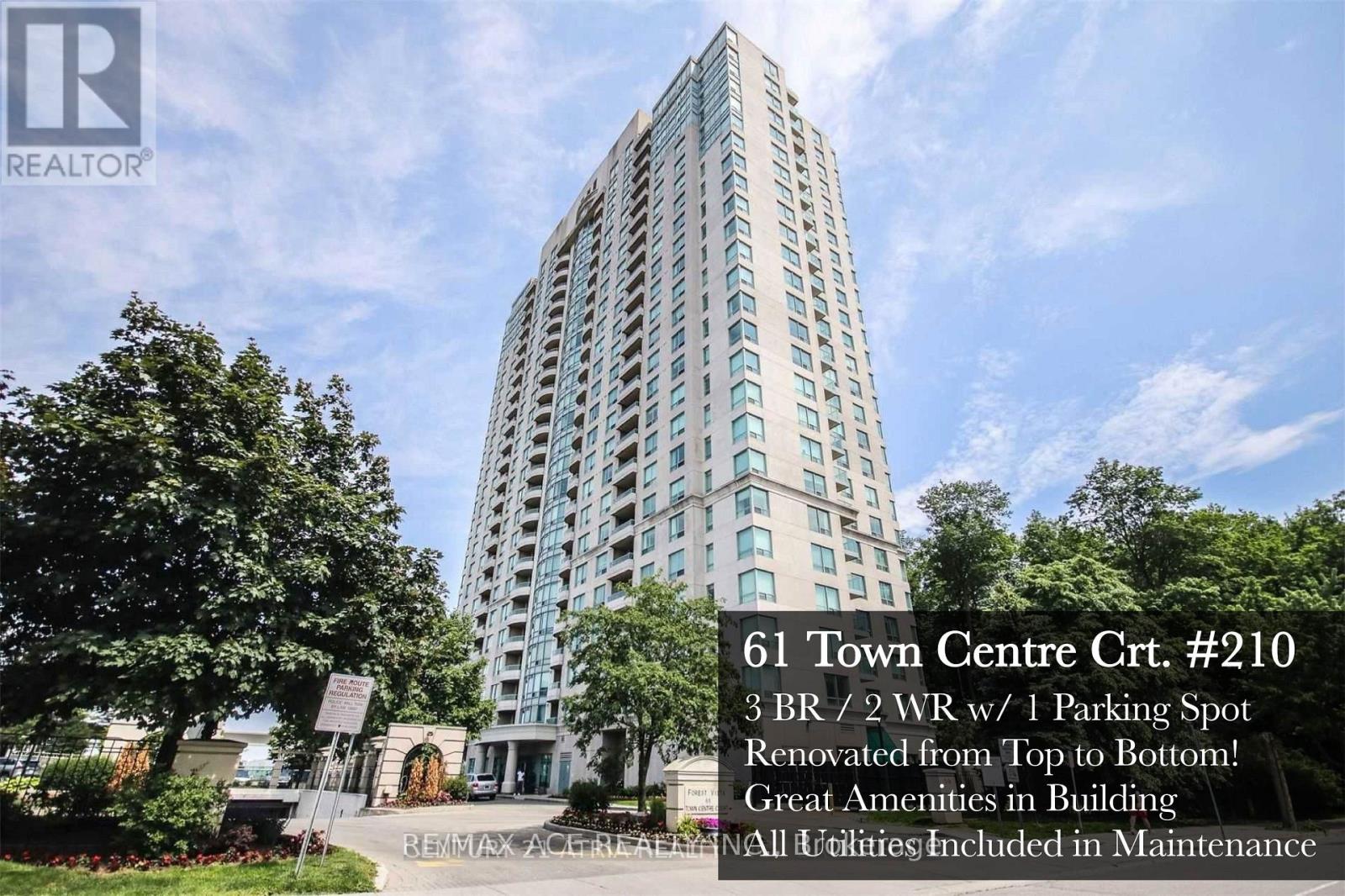 Apartment at 210 - 61 TOWN CENTRE COURT, Toronto (Bendale)
