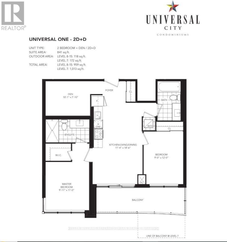 Apartment at 712 - 1480 BAYLY STREET, Pickering