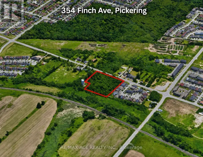 Vacant Land at 354 FINCH AVENUE, Pickering