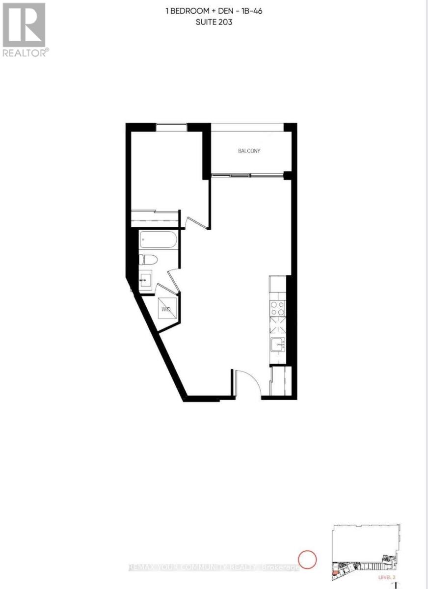 Apartment at 203 - 1050 EASTERN AVENUE, Toronto