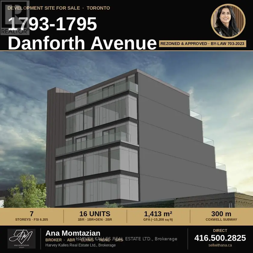 Vacant Land at 1793 DANFORTH AVENUE, Toronto
