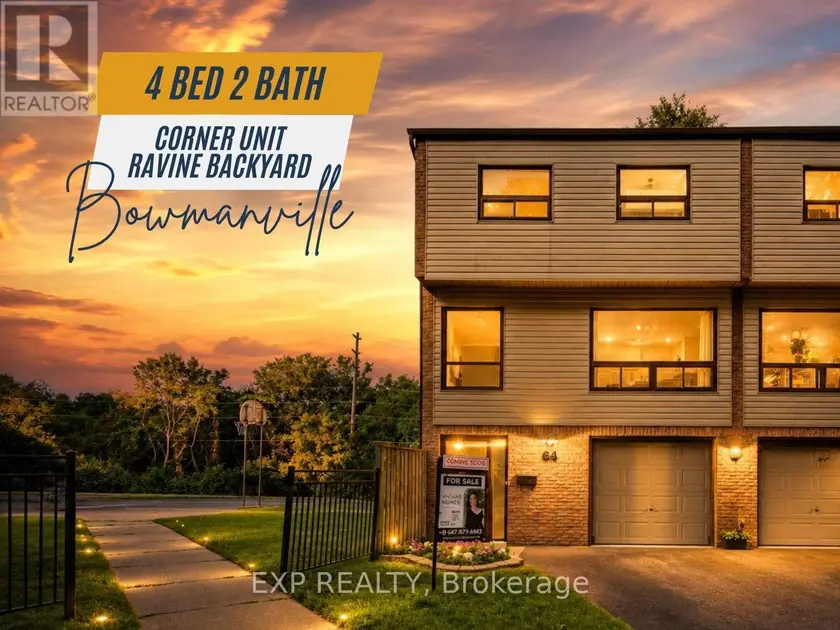 Townhouse at 64 PARKLANE CIRCLE, Clarington