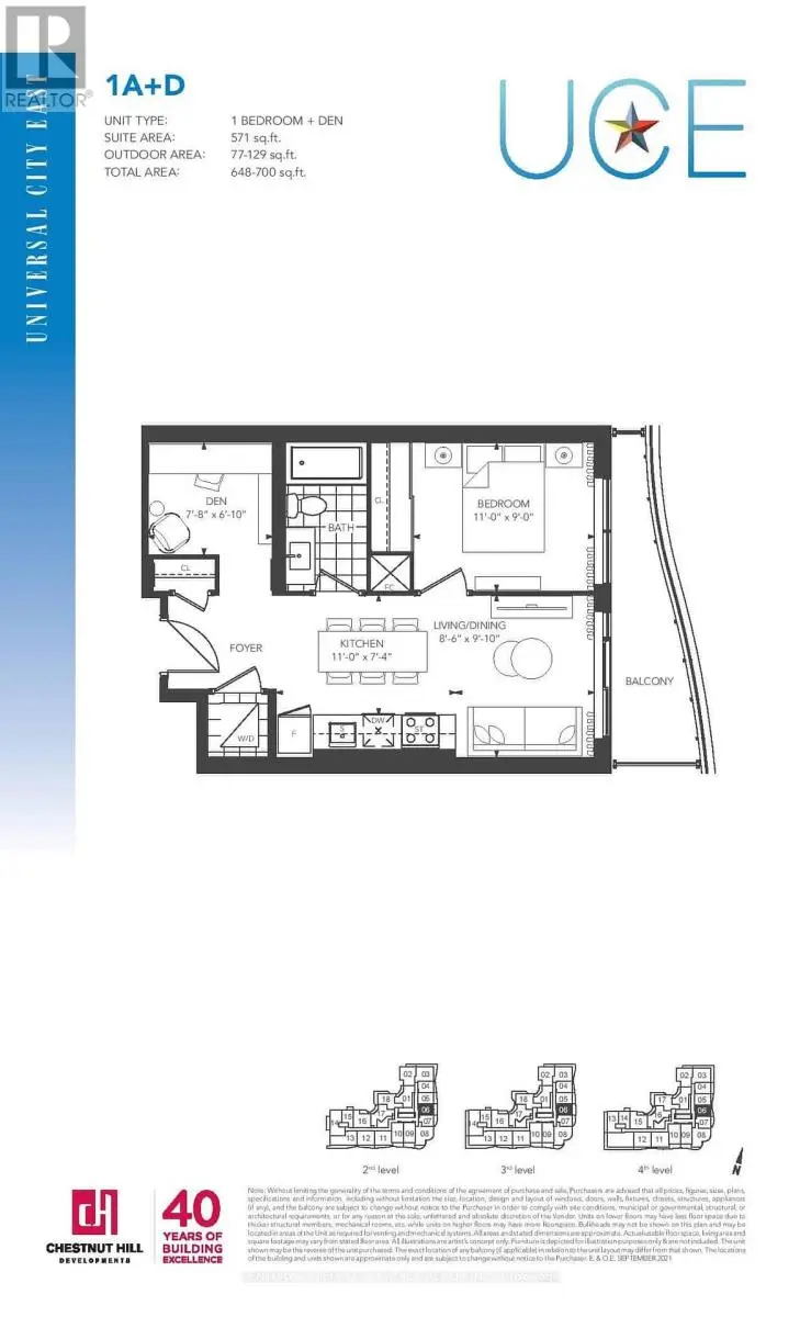Apartment at 2406 - 1455 CELEBRATION DRIVE, Pickering