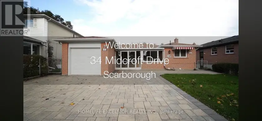 Detached at BASEMENT - 34 MIDCROFT DRIVE, Toronto