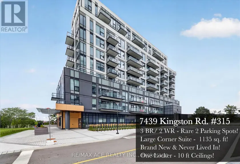 Apartment at 315 - 7439 KINGSTON ROAD, Toronto
