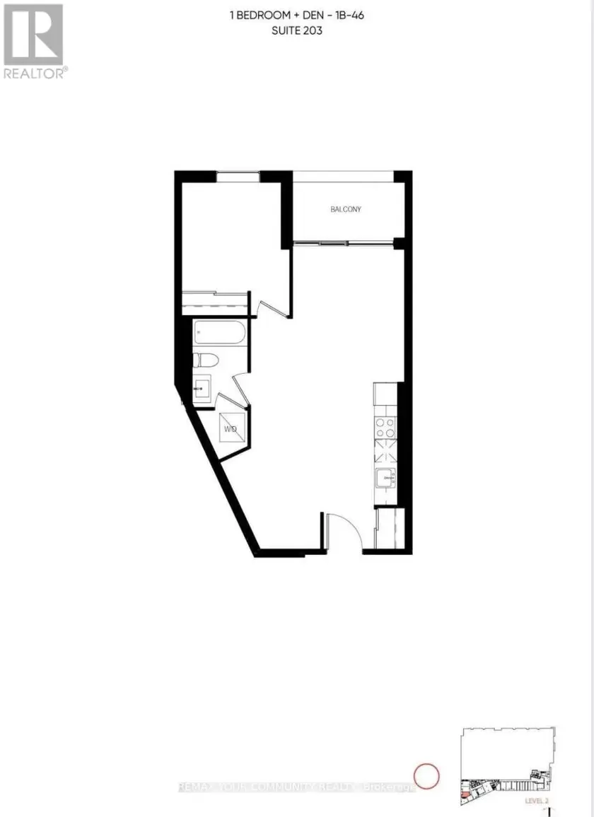 Apartment at 203 - 1050 EASTERN AVENUE, Toronto