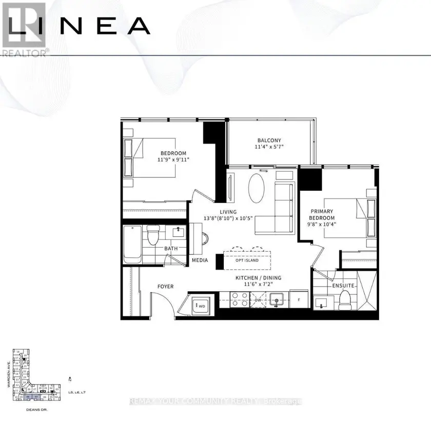 Apartment at 707 - 20 DEANS DRIVE, Toronto