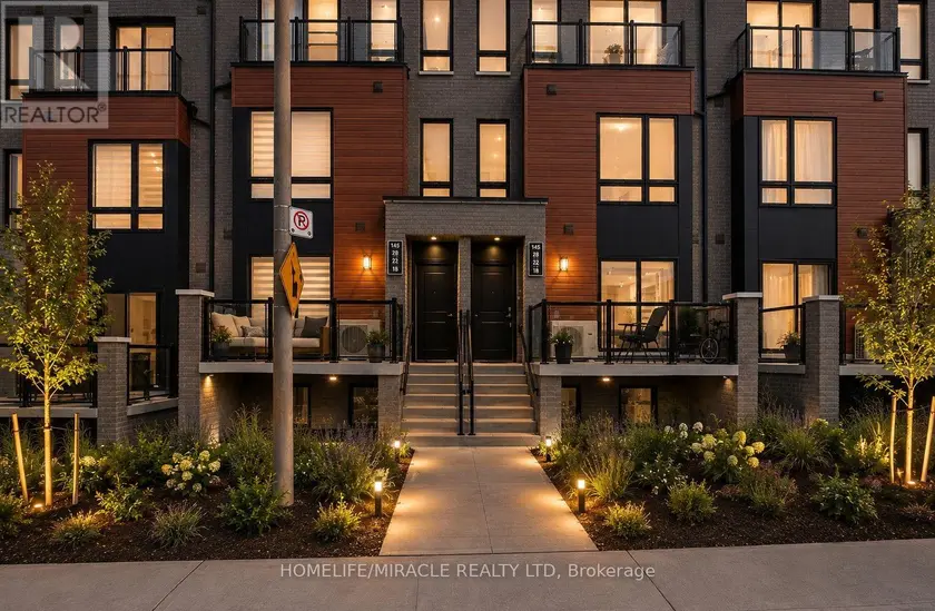 Townhouse at 8 - 145 TAPSCOTT ROAD, Toronto