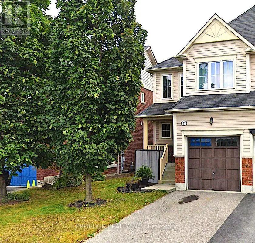 Semi-Detached/Link at 57 ALDONSCHOOL COURT, Ajax