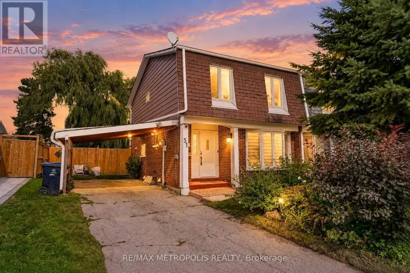 Semi-Detached/Link at MAIN & UPPER - 51 NAHANNI TERRACE, Toronto