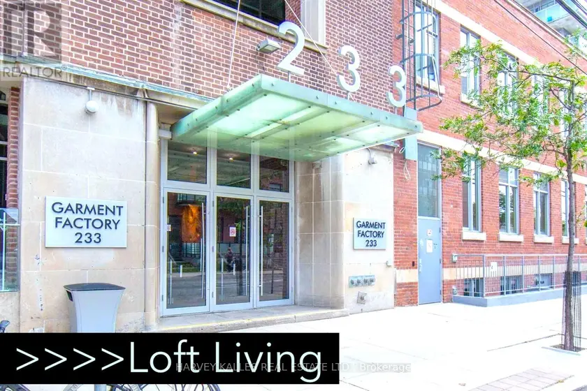Apartment at 610 - 233 CARLAW AVENUE, Toronto
