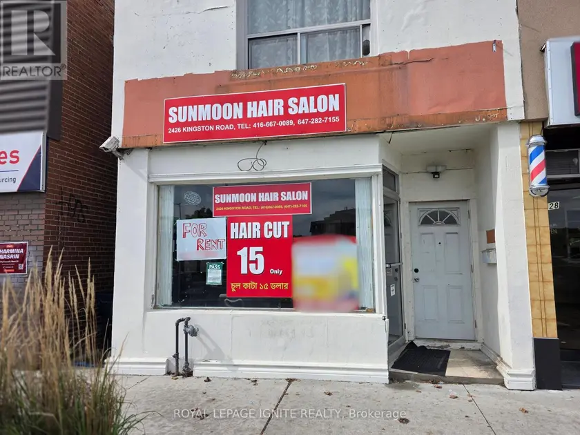 Other at MAIN FLOOR (FRONT SIDE) - 2426 KINGSTON ROAD, Toronto