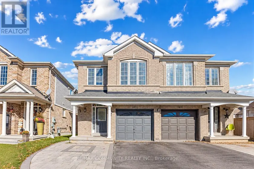 Semi-Detached/Link at 45 TOZER CRESCENT, Ajax