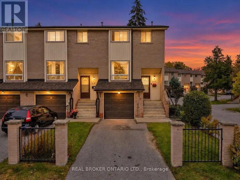 Townhouse at 27 COLLINSGROVE ROAD, Toronto