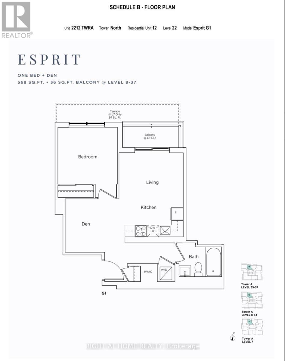 Apartment at 2212 - 2851 HIGHWAY 7, Vaughan (Vaughan Corporate Centre)