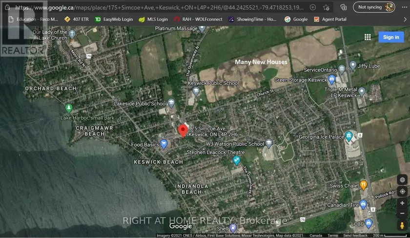 Vacant Land at 175 SIMCOE AVENUE, Georgina