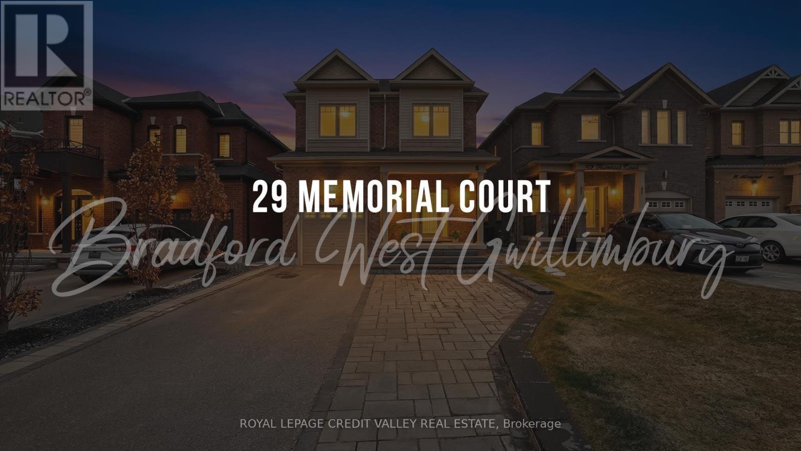 Detached at 29 MEMORIAL COURT, Bradford West Gwillimbury (Bradford)