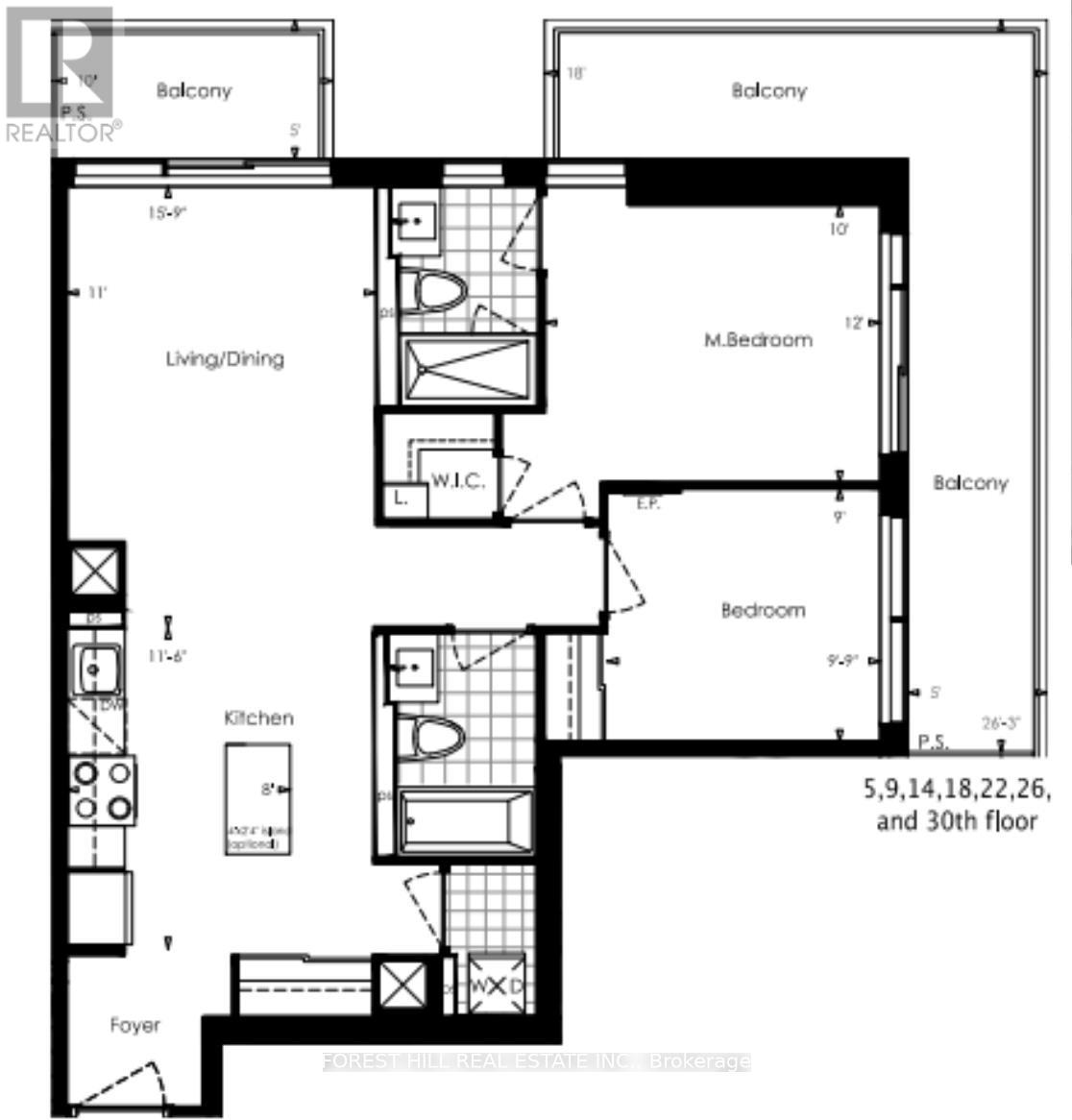 Apartment at 705 - 105 ONEIDA CRESCENT, Richmond Hill