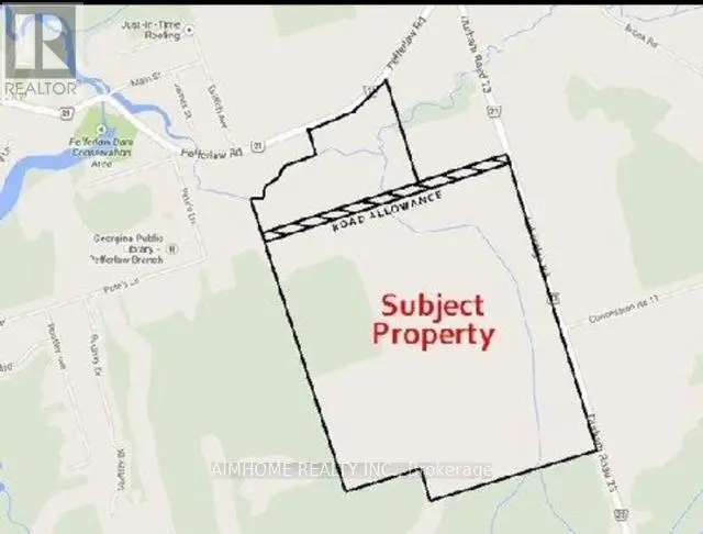 Vacant Land at 0 PEFFERLAW  RD CON4 PT LOT24 PT LOT25, Georgina