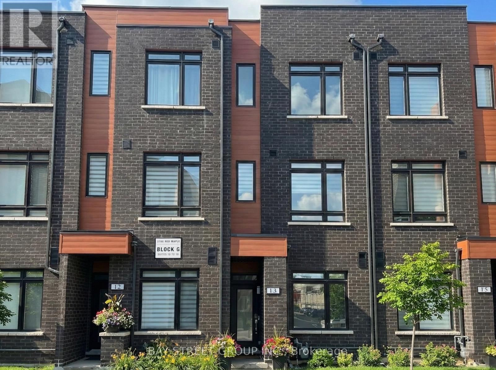 Townhouse at 13 - 370 RED MAPLE ROAD, Richmond Hill (Langstaff)