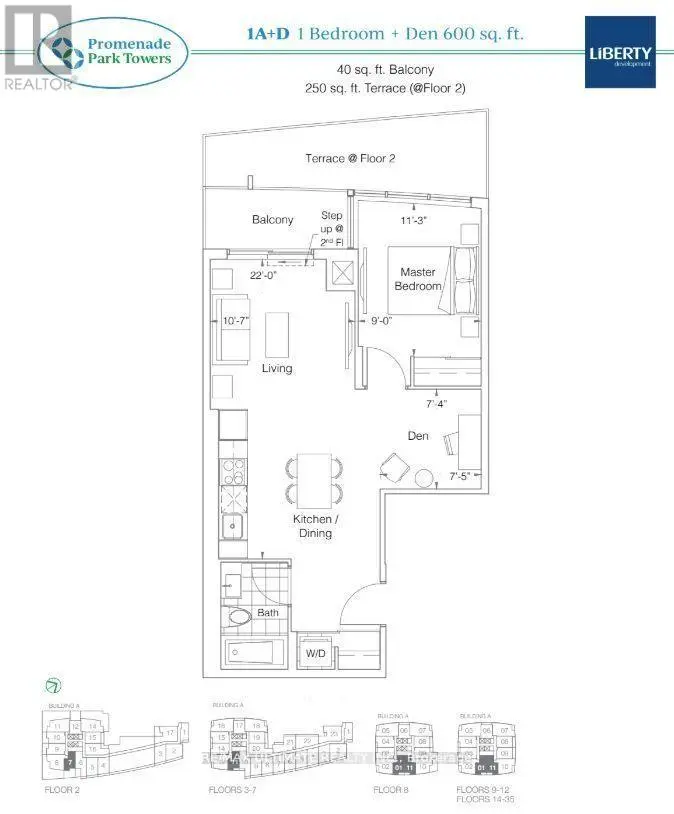 Apartment at 1701A - 30 UPPER MALL WAY, Vaughan