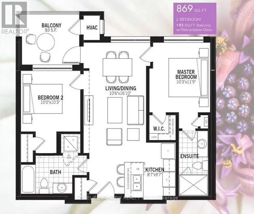 Apartment at 411 - 58 ADAM SELLERS STREET, Markham