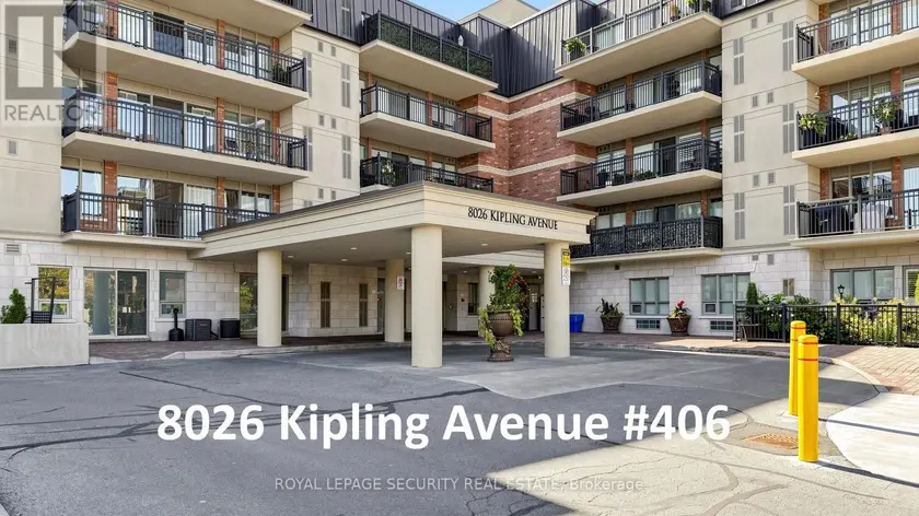 Apartment at 406 - 8026 KIPLING AVENUE, Vaughan