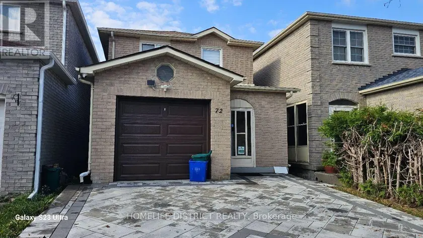 Detached at 72 STATHER CRESCENT, Markham