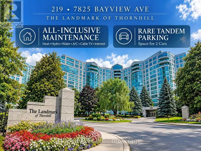 Apartment at 219 - 7825 BAYVIEW AVENUE, Markham