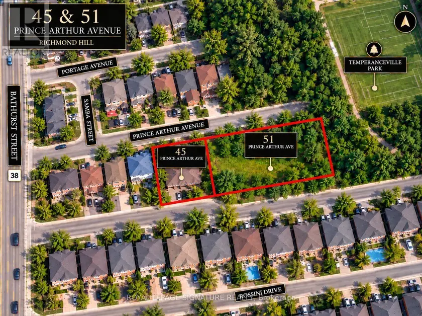 Vacant Land at 45-51 PRINCE ARTHUR AVENUE, Richmond Hill