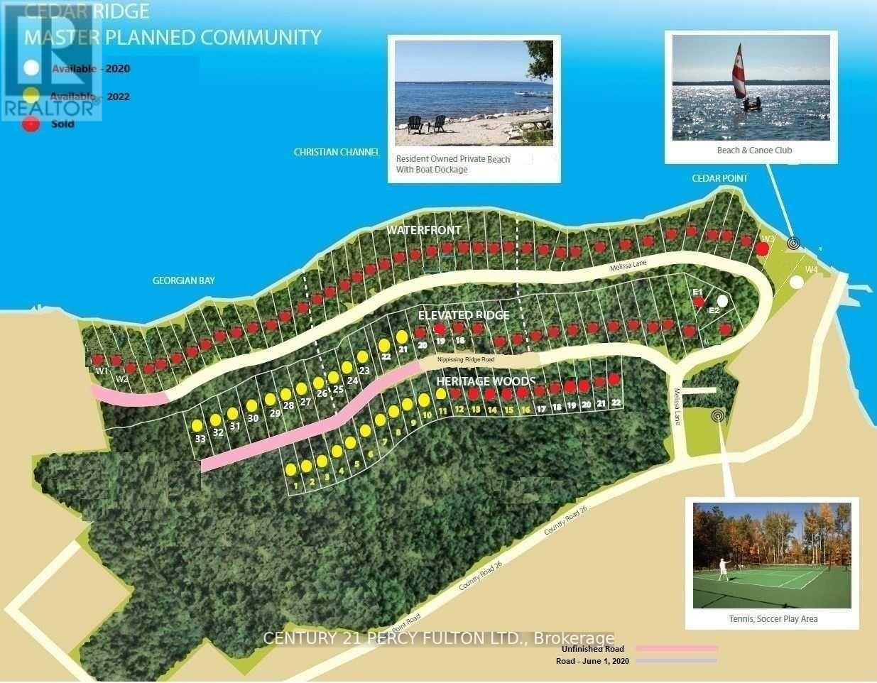 Vacant Land at 126 NIPPISSING RIDGE ROAD, Tiny