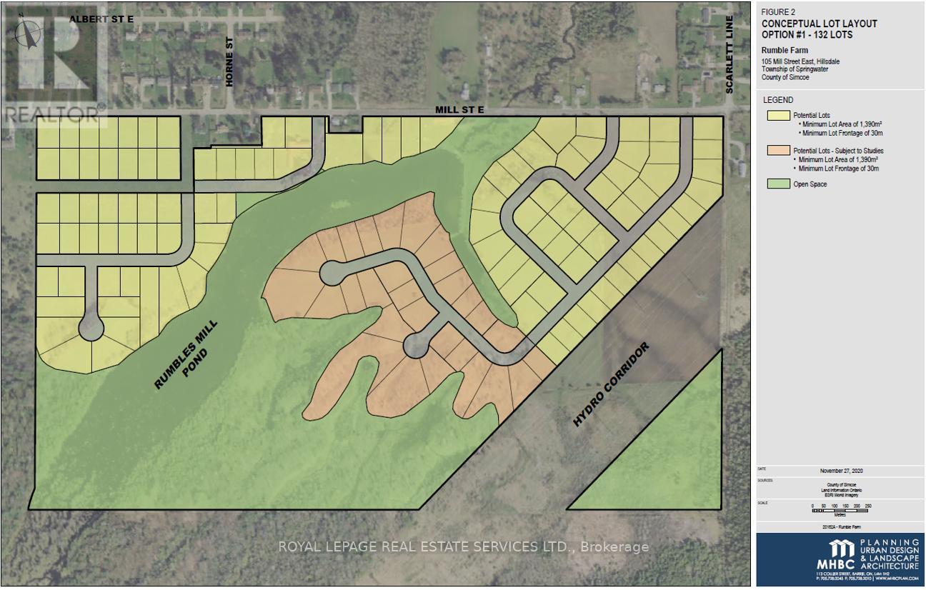 Vacant Land at 105 MILL STREET E, Springwater (Hillsdale)