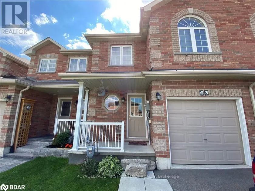 Townhouse at 63 SYDENHAM, Barrie