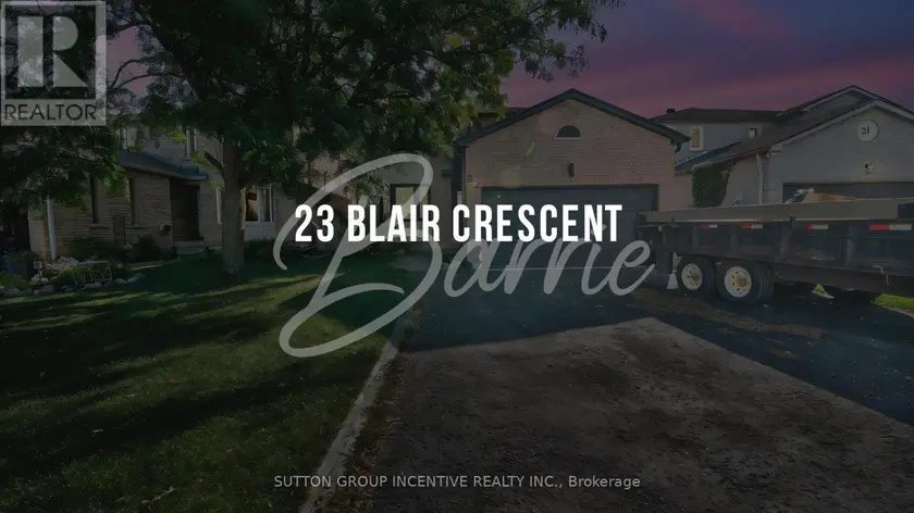 Detached at 23 BLAIR CRESCENT, Barrie